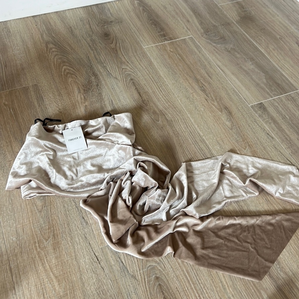 Forever 21 taupe wrapped around top